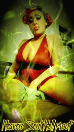 Portrait of young woman