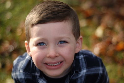 Portrait of smiling boy