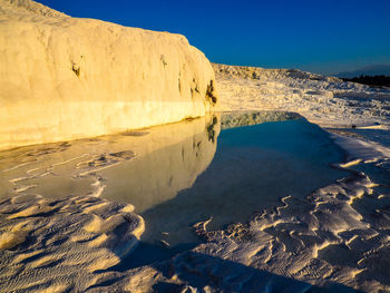 Travertine pool at pamukkale