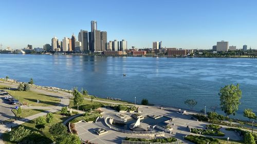 City of detroit taken from windsor