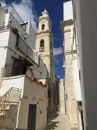 Low angle view of building against sky