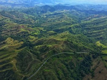 High angle view of landscape