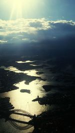 Aerial view of landscape