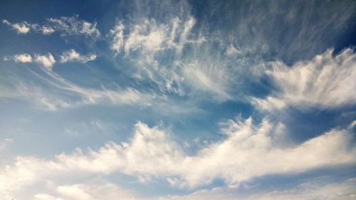 Low angle view of sky