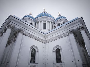 Low angle view of building against sky