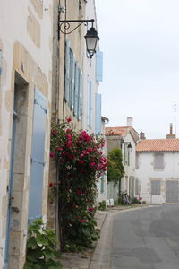 Street amidst buildings in town