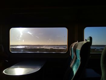 Close-up of car window