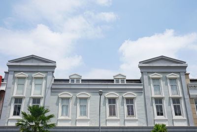 Low angle view of building against sky