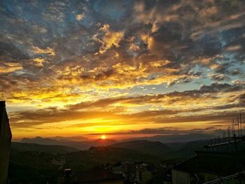 Scenic view of sky at sunset