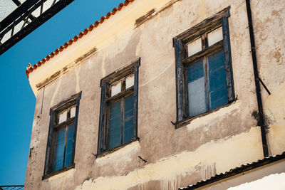Low angle view of old building