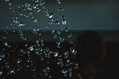 Close-up of water drops