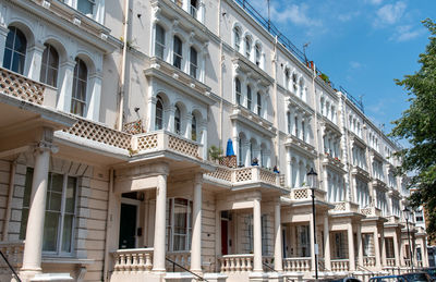 Traditional british detached houses seen in london