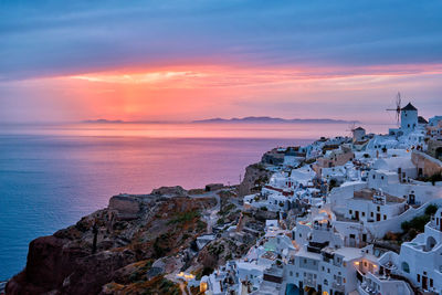 Famous greek tourist destination oia, greece