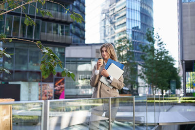 Young woman using mobile phone