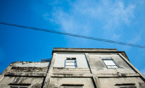 Low angle view of building against sky