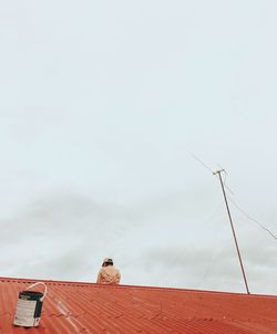 Low angle view of building against sky