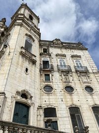 Low angle view of historical building against sky