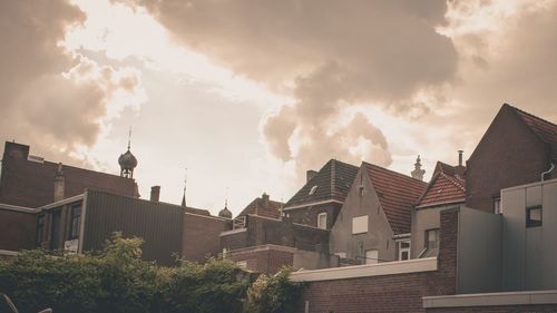 Exterior of buildings against sky