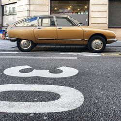 Car parked on street