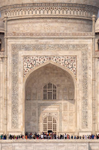 Taj mahal, crown of palaces in agra, uttar pradesh, india