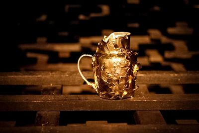 Close-up of drink on table