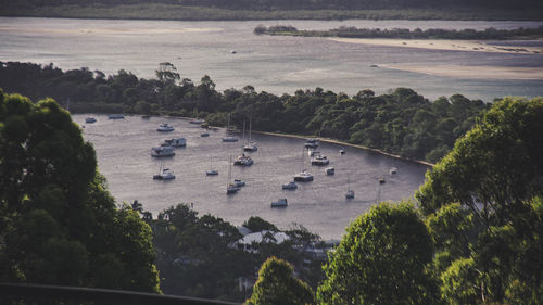 High angle view of landscape