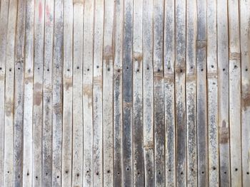 Full frame shot of wooden wall