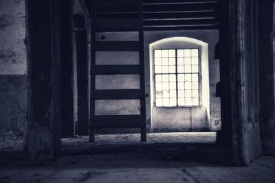 Interior of abandoned house