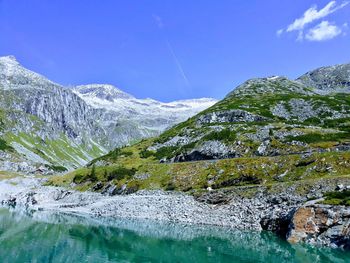 Austria. the beautiful surroundings behind the kaprun dam