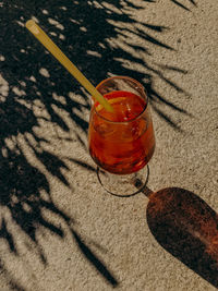 Close-up of drink on table