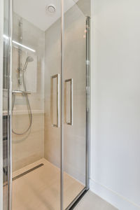 Interior of shower compartment