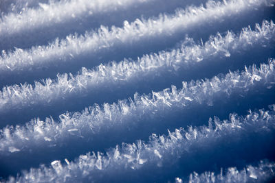 Full frame shot of frozen water