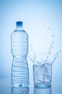 Close-up of water in glass