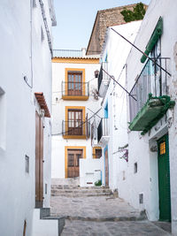 Residential buildings in city