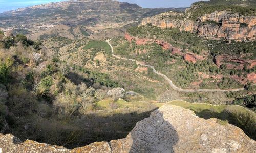 Aerial view of landscape