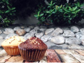 Close-up of cupcakes