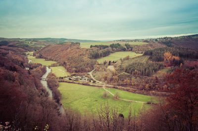 Scenic view of landscape against sky