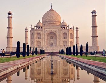 Facade of taj mahal