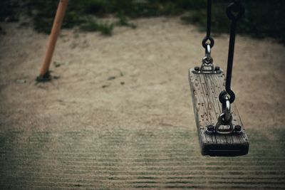 Swing in playground