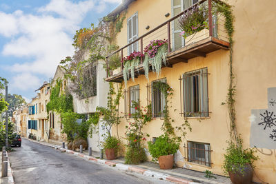 View of a building in the neve tzedek area of tel aviv, israel