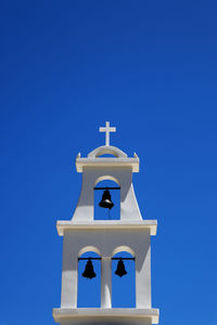Greek bell tower in rhodes