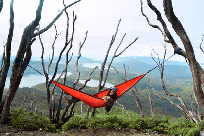 Hammocking in the dead forest of mount talang