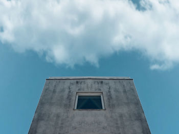 Low angle view of building against sky