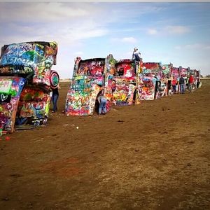 Close-up of multi colored wall against sky