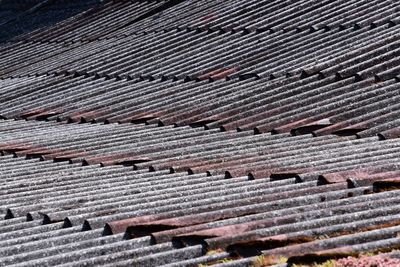 Full frame shot of roof tiles