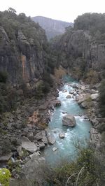 Scenic view of mountains