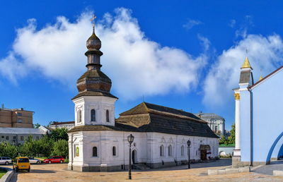 St. michaels golden-domed monastery in kyiv, ukraine, on a sunny summer morning