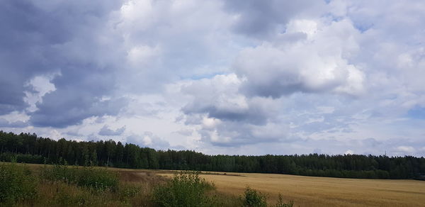 Panoramic view of landscape against sky