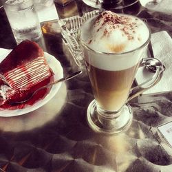 Close-up of drink on table