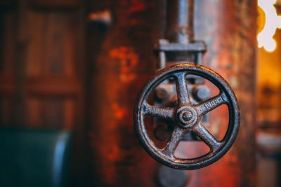 Close-up of coin-operated binoculars